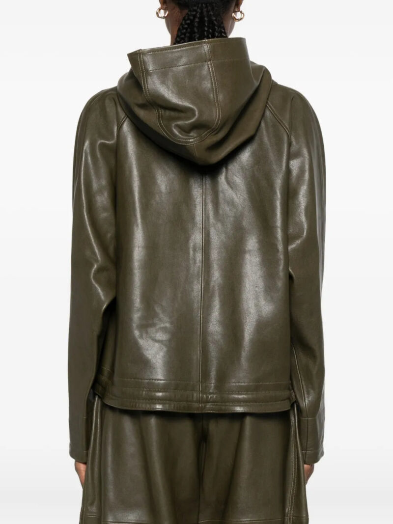 Co  leather hoodie