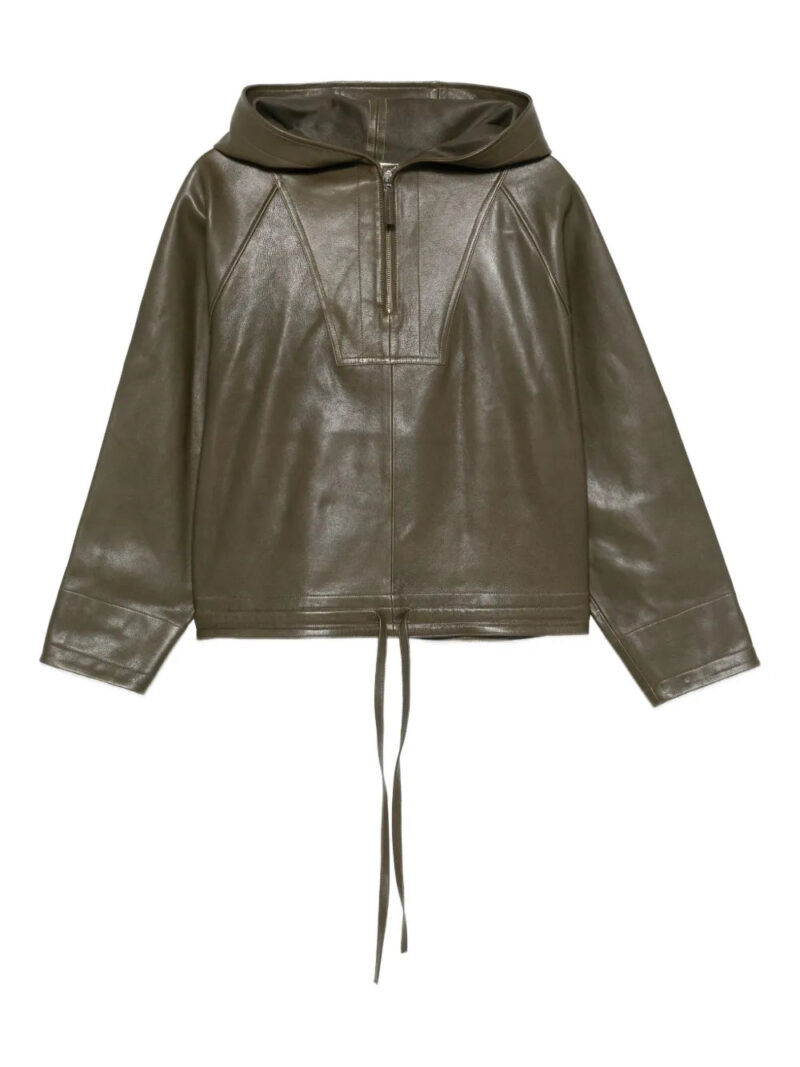 Co  leather hoodie