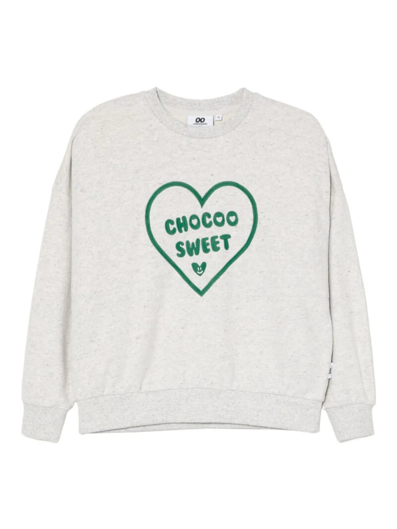 CHOCOOLATE  logo-embroidered sweatshirt