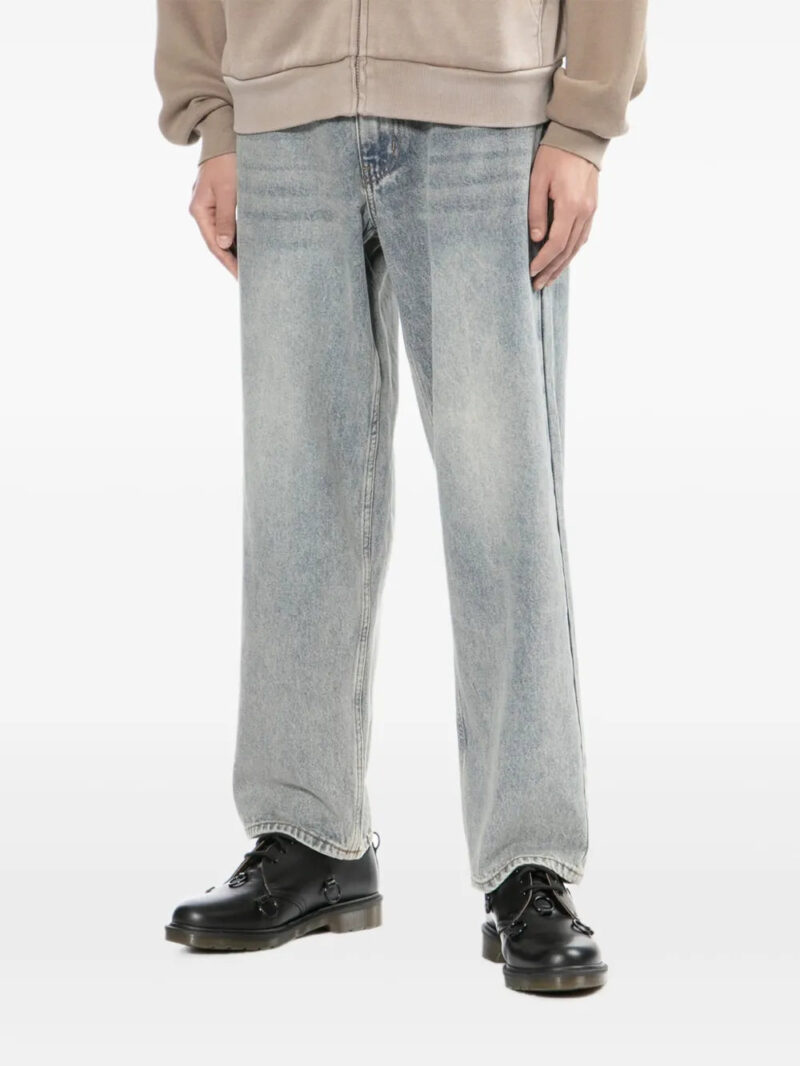 CHOCOOLATE  bear-embroidered jeans