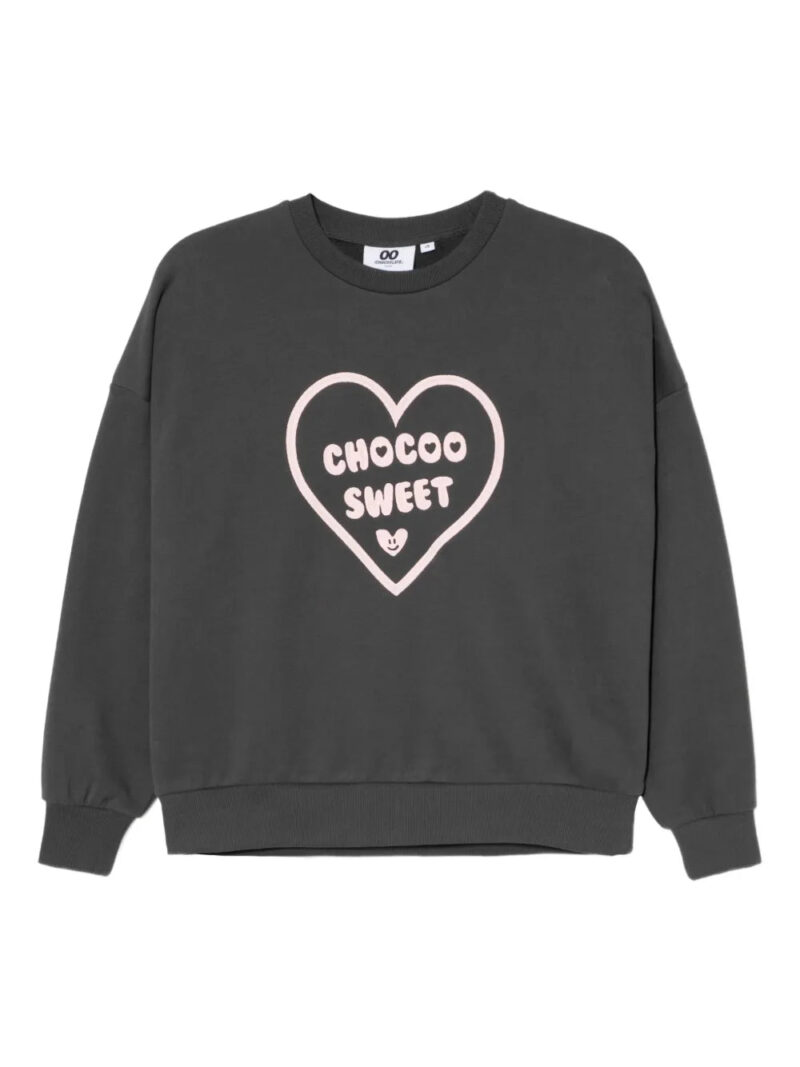 CHOCOOLATE  logo-embroidered sweatshirt