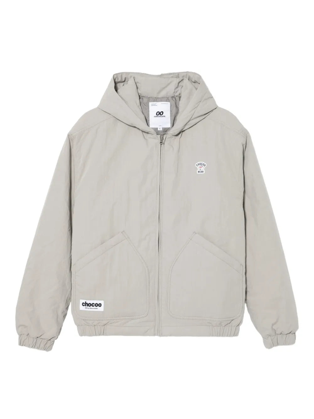 CHOCOOLATE logo-embossed jacket