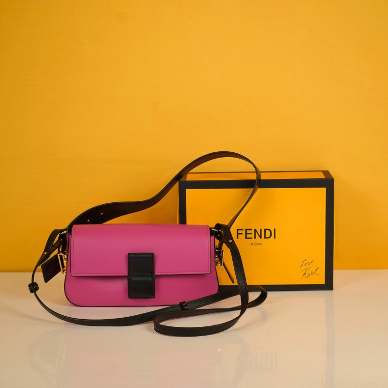 Fendi_Baguette_Twist_Premium_Shoulder_Crossbody_Bag_With_OG_Box_&_Dust_Bag_&_2_Belts