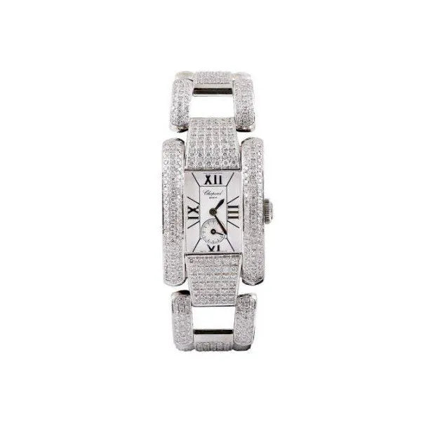 Chopard La Strada Diamonds & Steel 24Mm Ladies Watch
