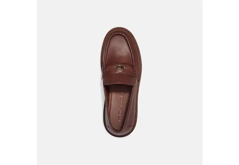 Coach Loafer With Signature Coin