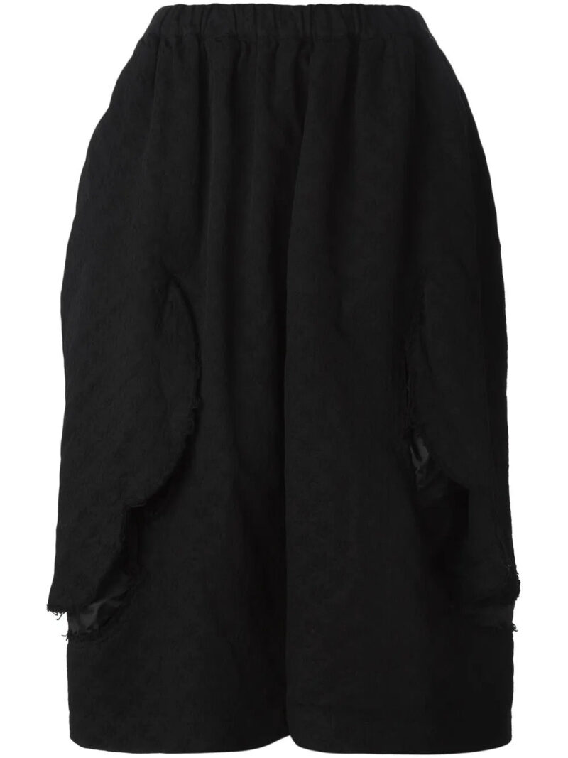 Comme Des Garçons  elasticated jacquard skirt