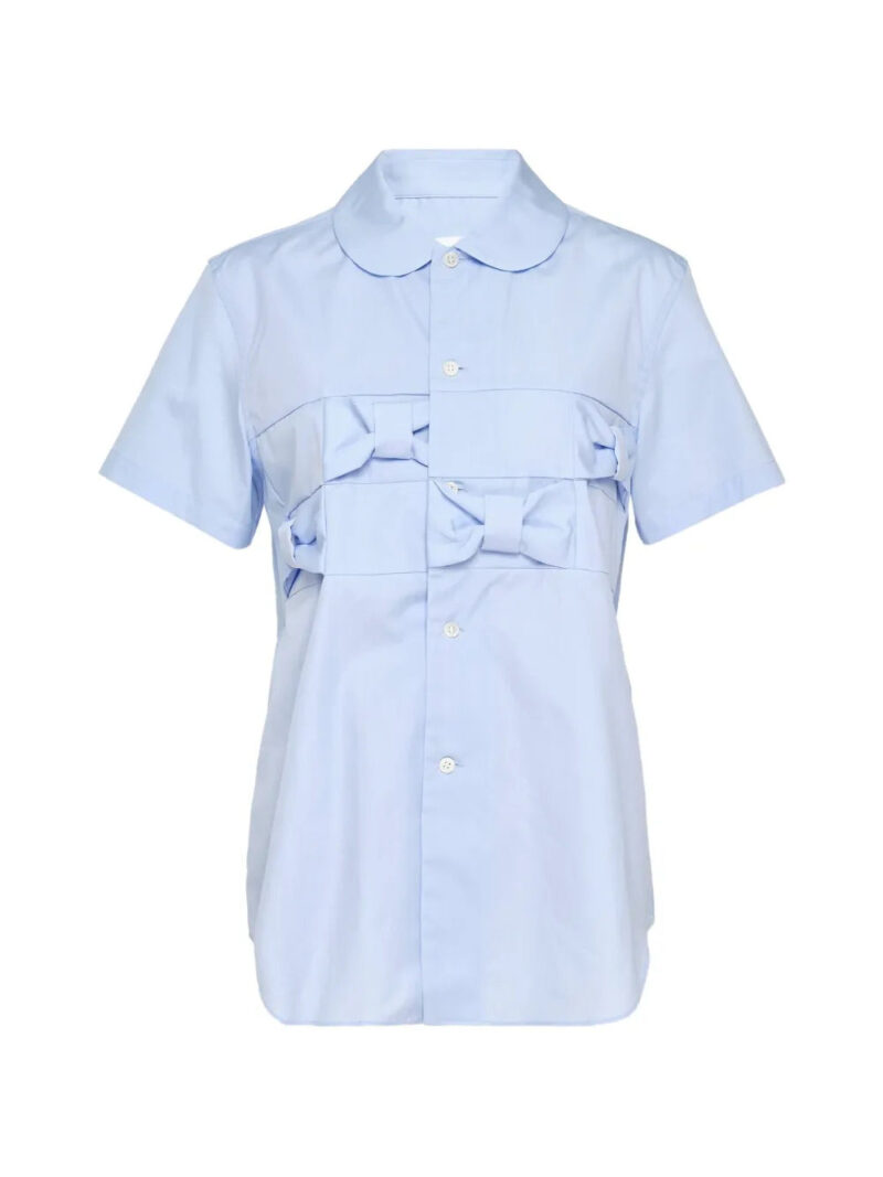 Comme Des Garçons Girl  bow-detail cotton shirt