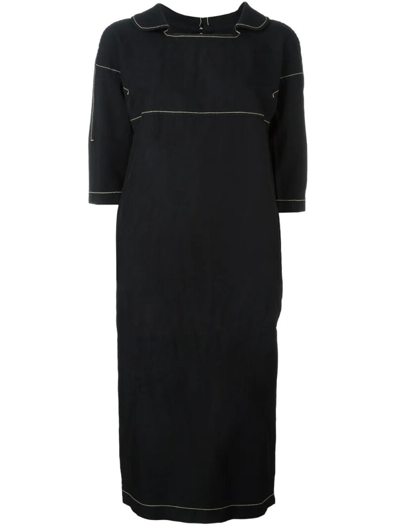 Comme Des Garçons  relaxed boxy collar dress