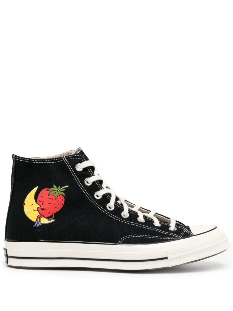 Converse  cartoon-print hi-top sneakers