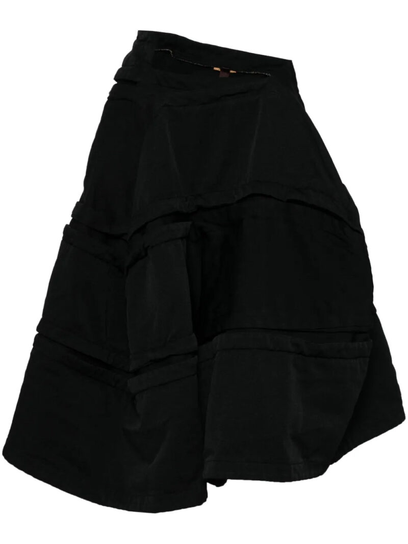 Comme Des Garçons  asymmetric midi skirt