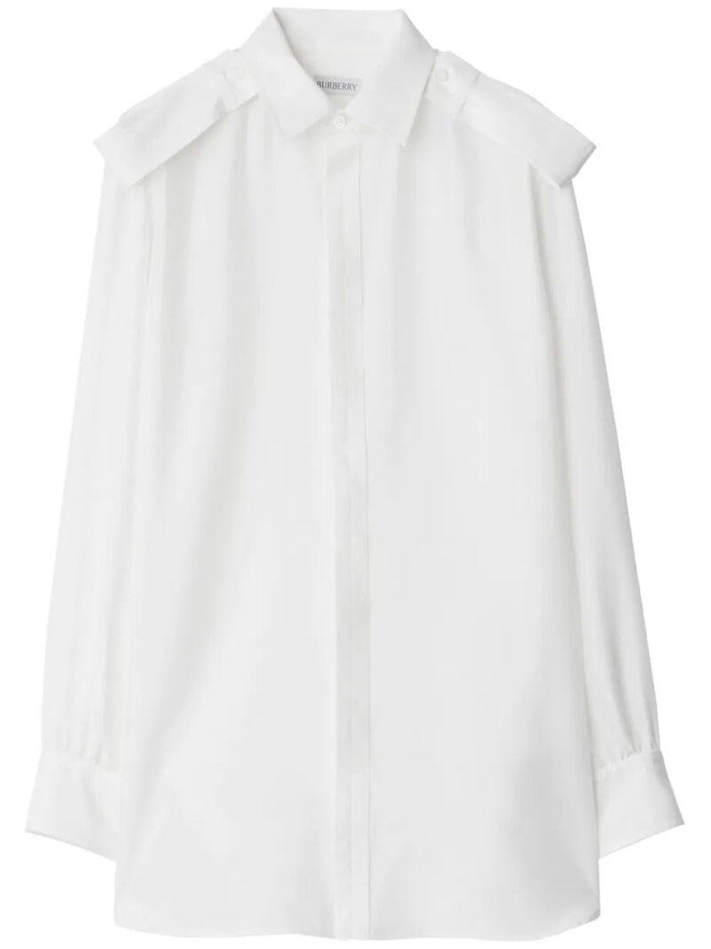 Burberry  long-sleeve silk shirt