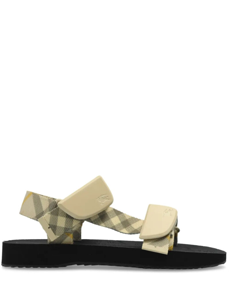 Burberry  Check Trek double-strap sandals