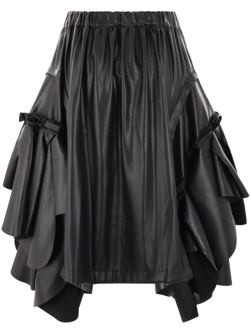 Comme Des Garçons pleat-detailing midi skirt