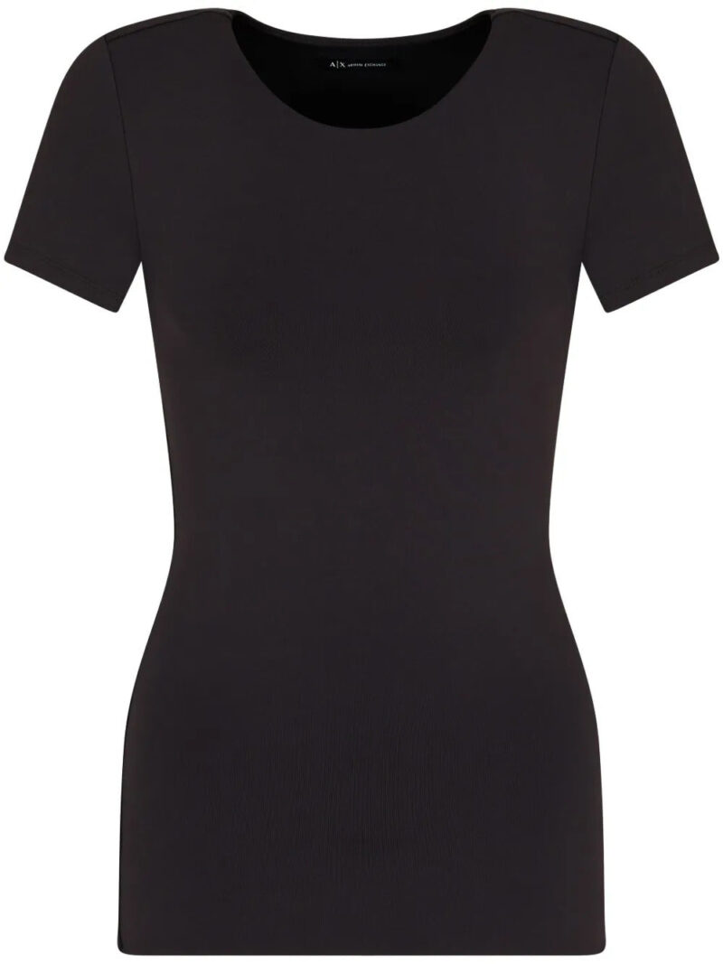 Armani Exchange  logo-embroidered T-shirt