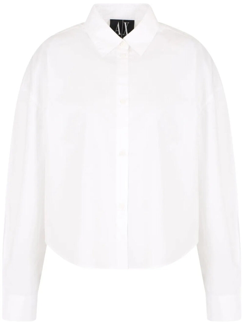 Armani Exchange  logo-embroidered shirt