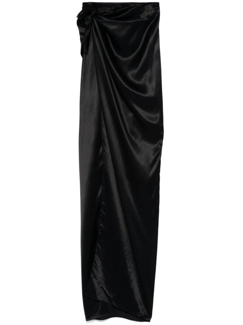 Balenciaga  wrap maxi skirt