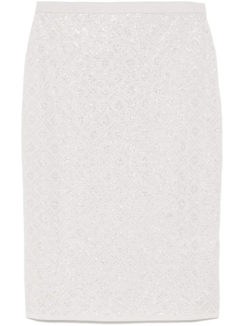 Casablanca  crystal-monogram skirt