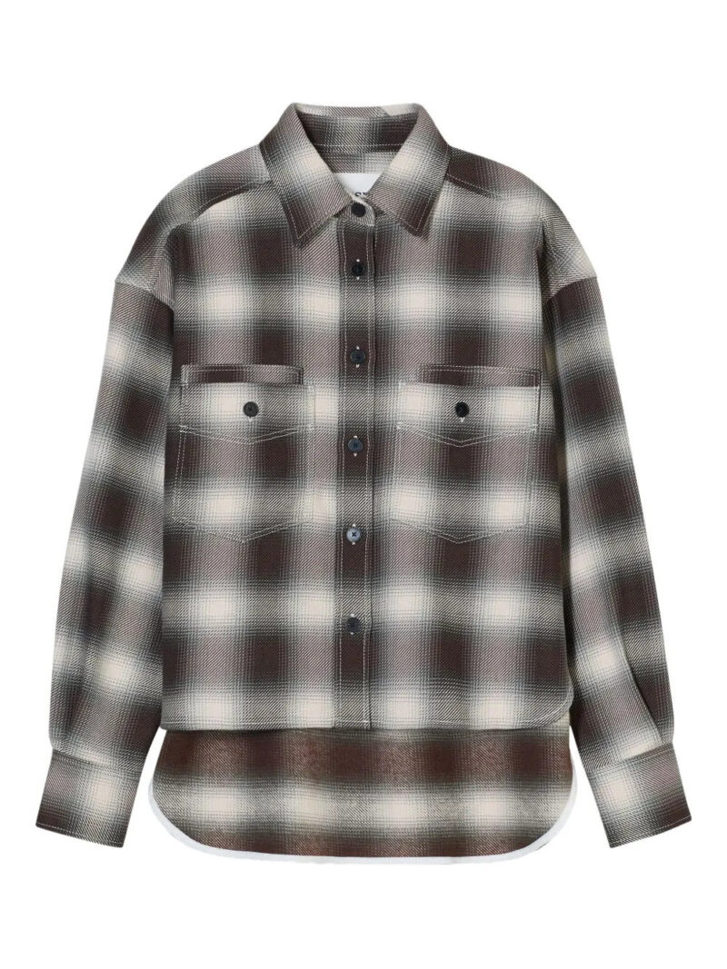 Closed  checked pocket shirt