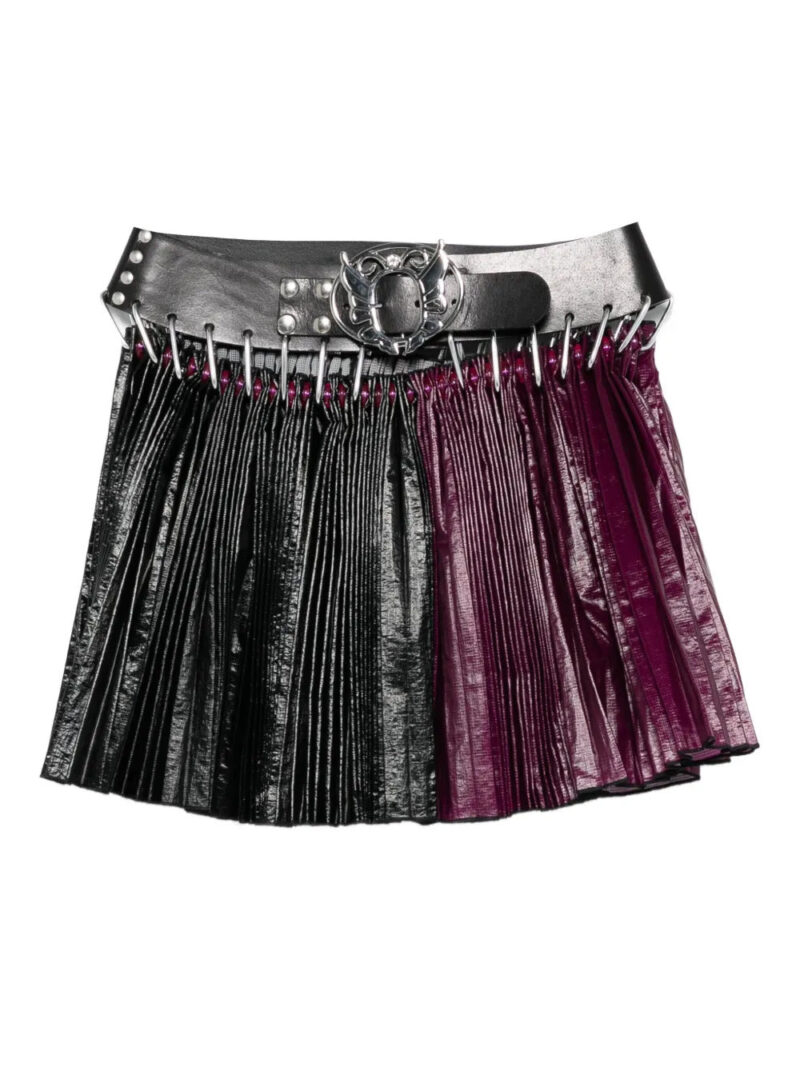 Chopova Lowena  pleated carabiner skirt