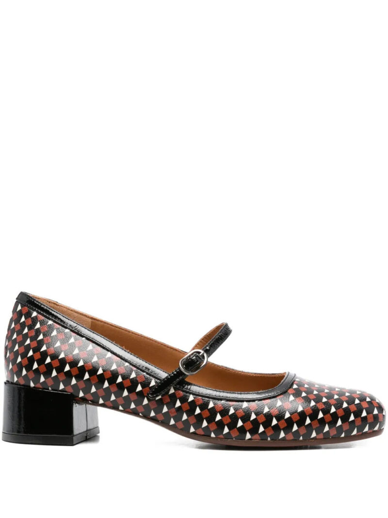 Chie Mihara 40mm Reni geometric-pattern pumps