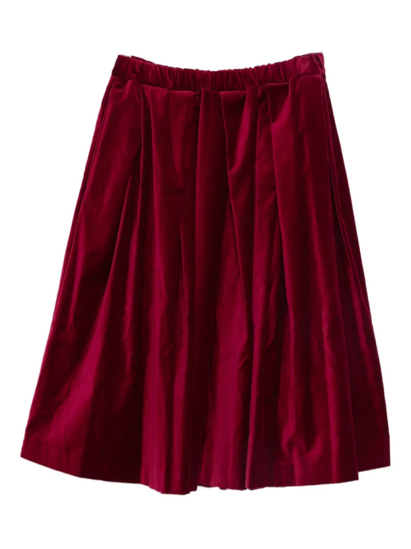 Comme Des Garçons  pleated midi skirt