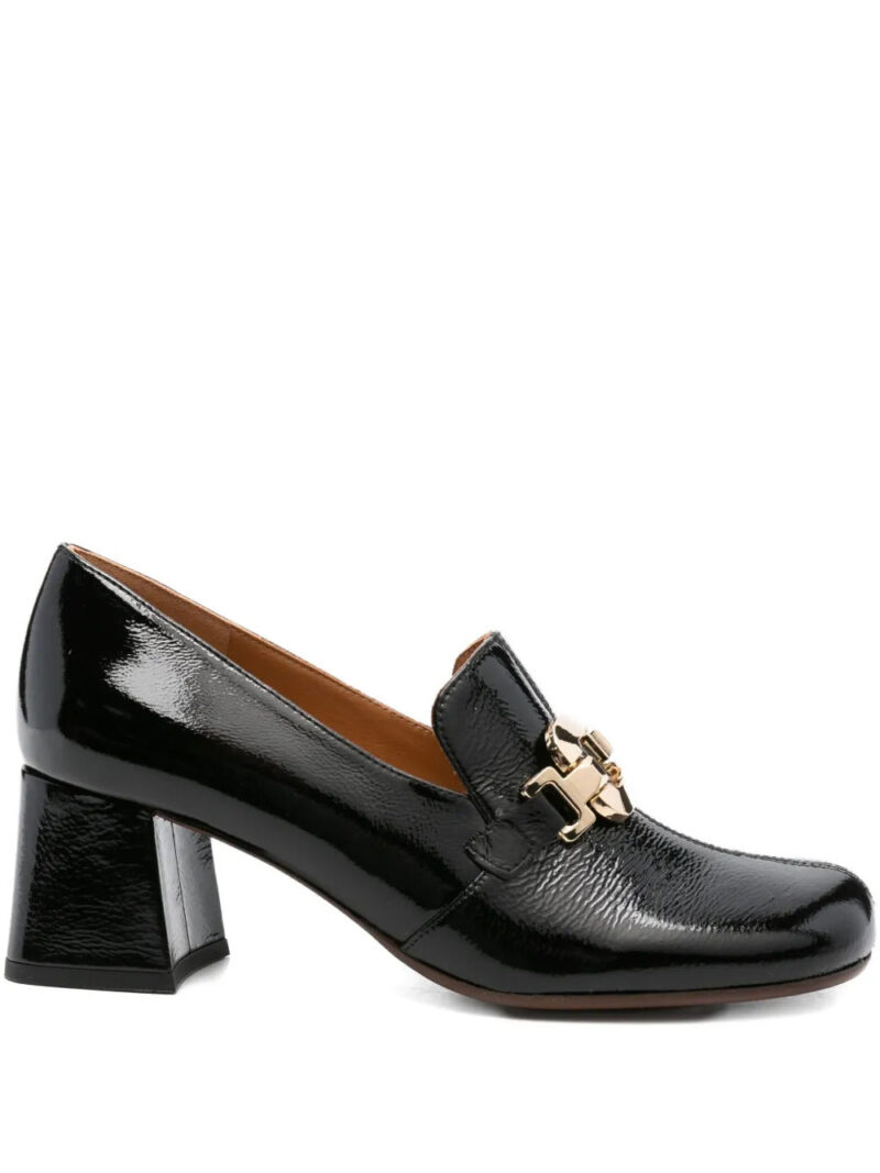 Chie Mihara  60mm chain-link block-heel pumps