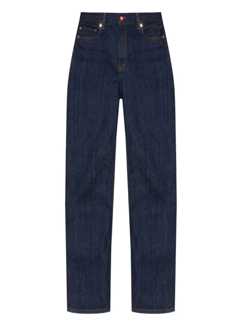 Casablanca  logo-patch jeans