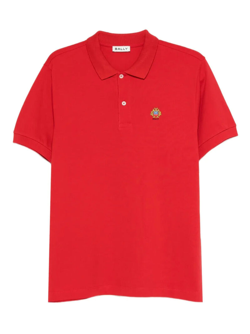 Bally logo-patch polo shirt