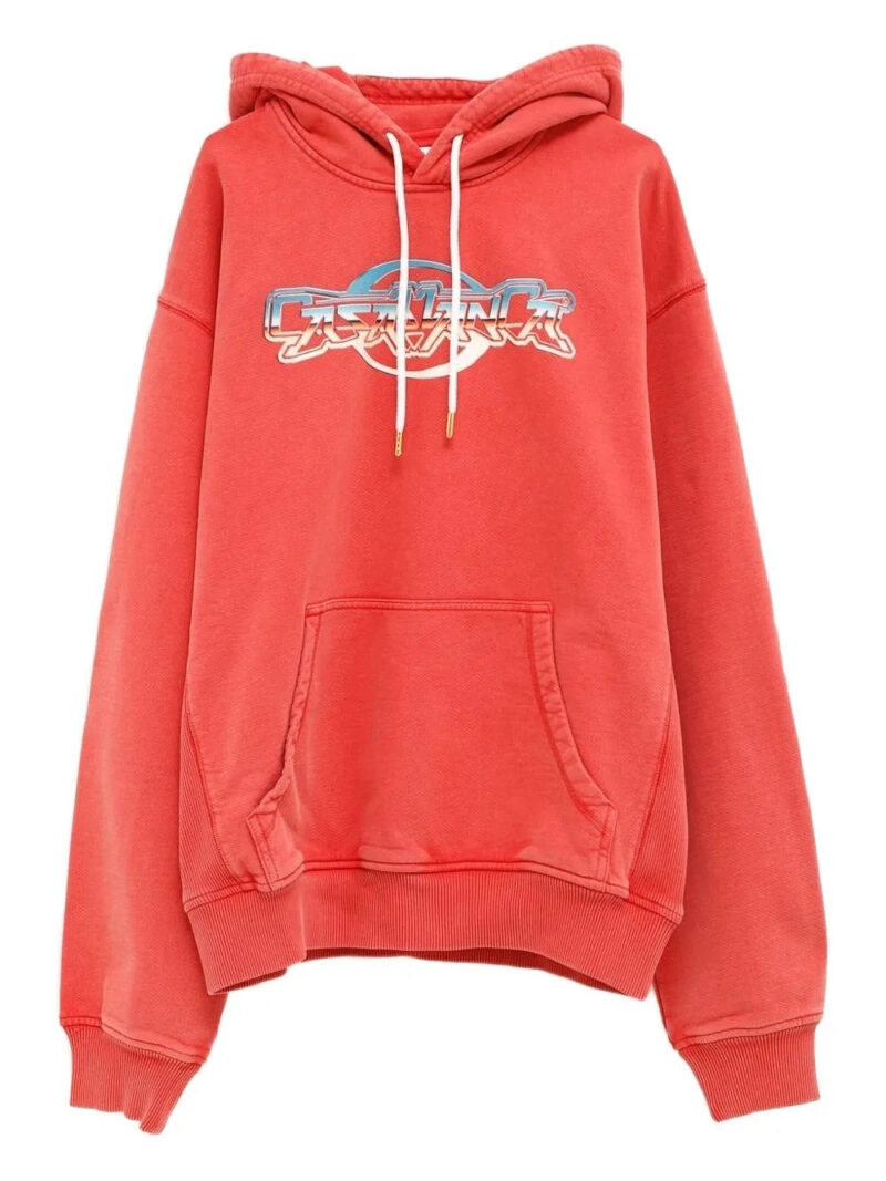 Casablanca  graphic-print drawstring hoodie