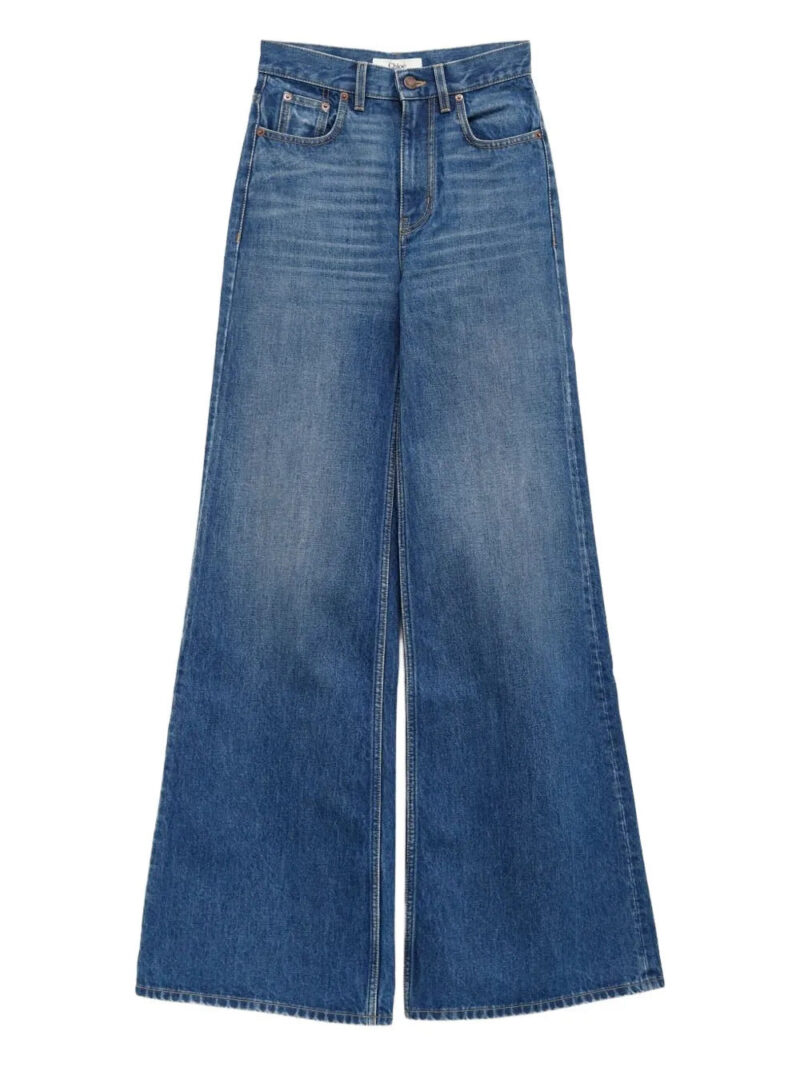 Chloé  wide-leg denim jeans