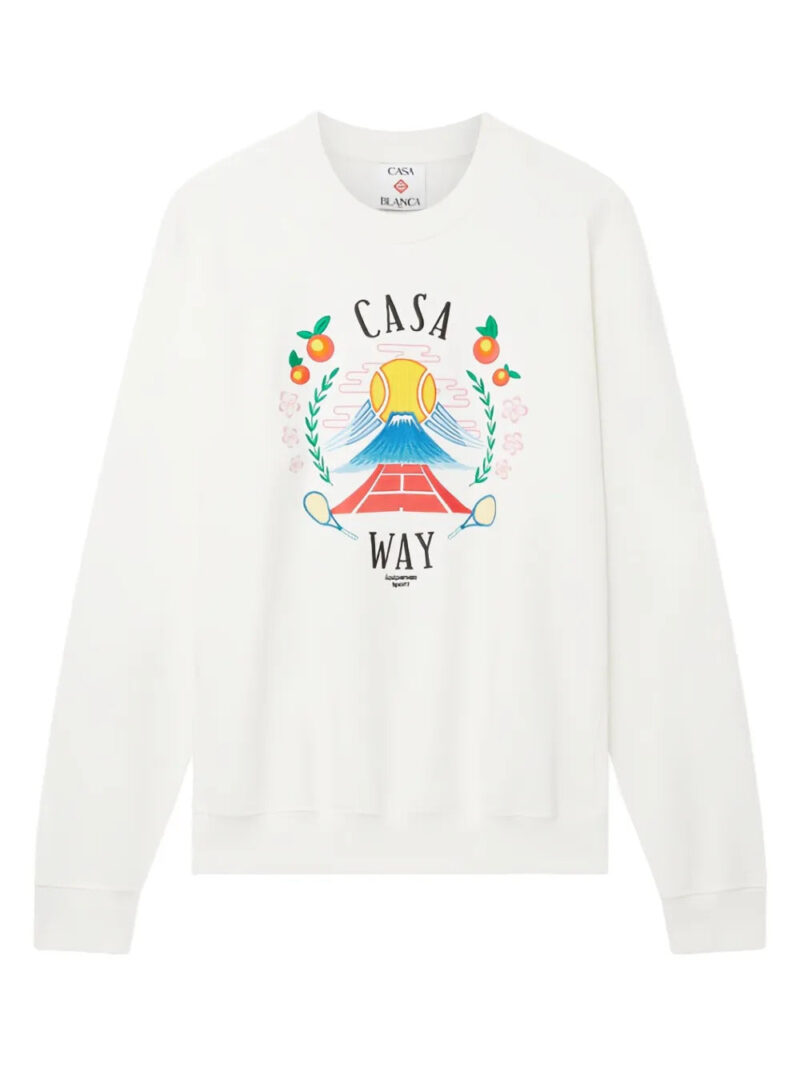 Casablanca  printed sweatshirt