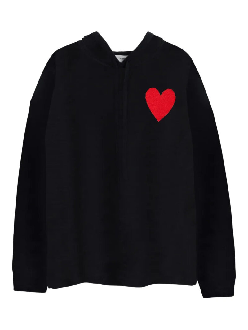 Chinti & Parker  heart-detail hoodie