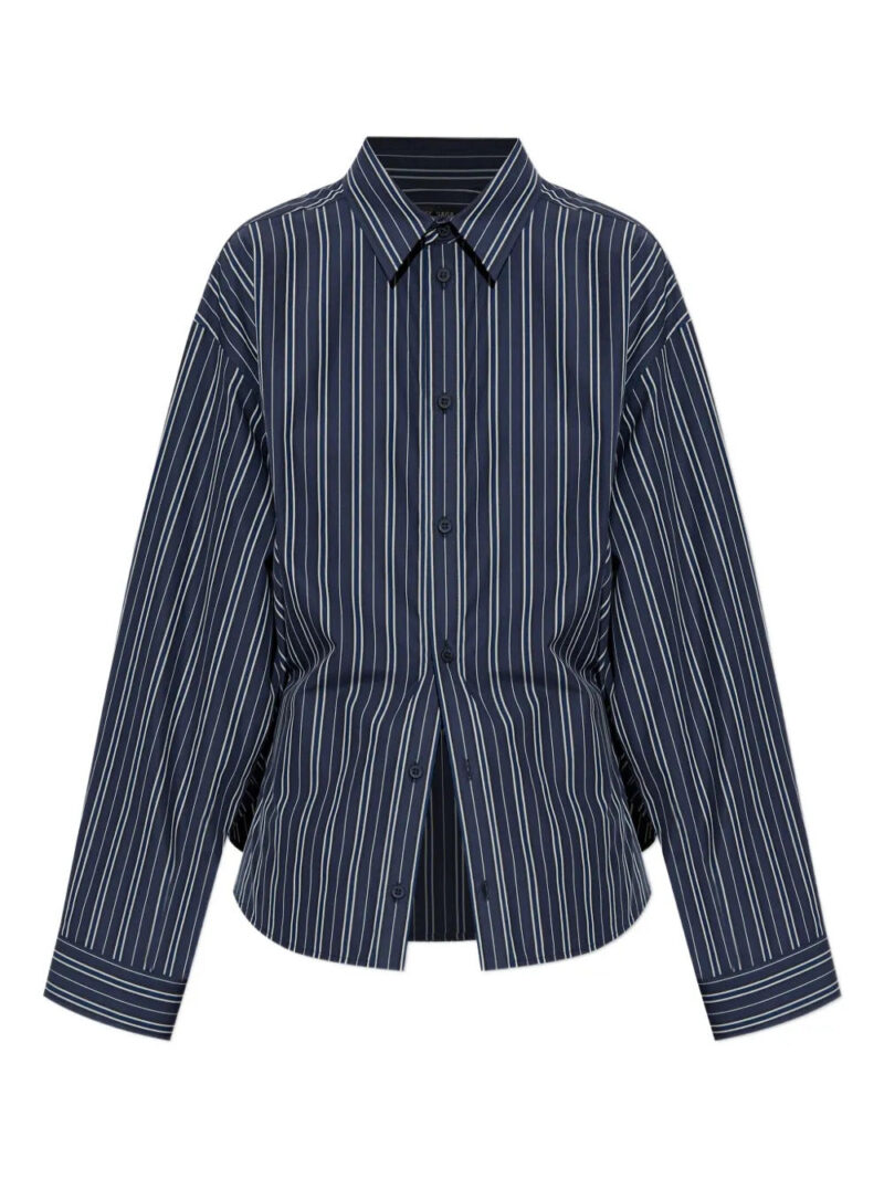 Balenciaga  striped button-up shirt