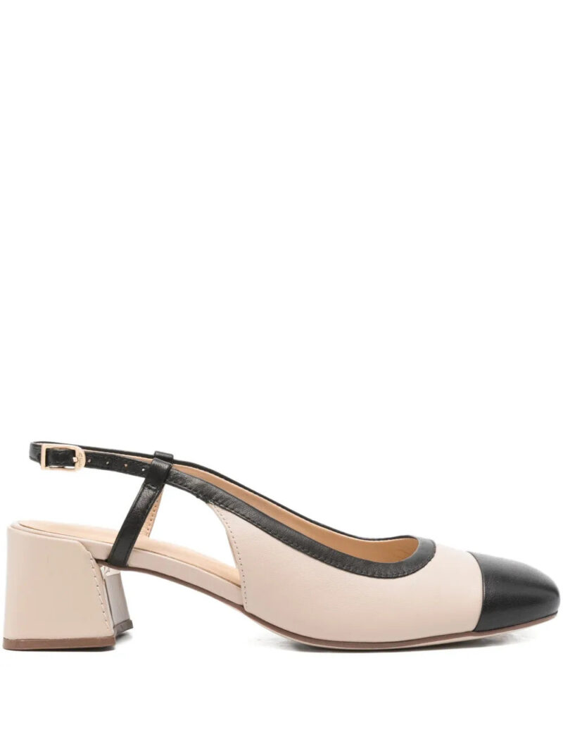 Clarks  45mm Nyta slingback leather pumps