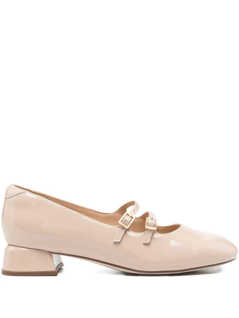 Clarks  30mm Daiss buckled block-heel pumps