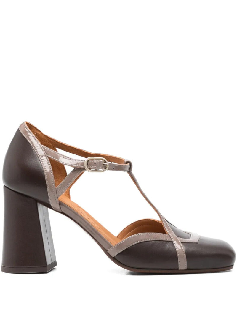 Chie Mihara  80mm Odessy T-strap block-heel pumps