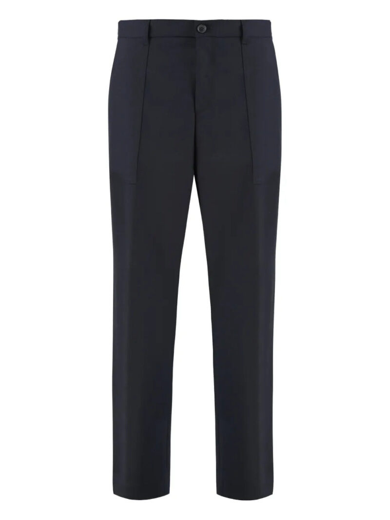 BOSS  side-pocket wool trousers