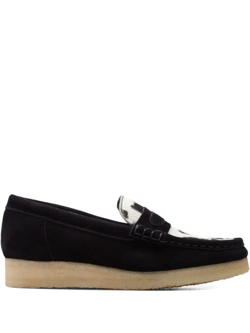 Clarks Originals  Wallabee "Cow Print Hairon" loafers