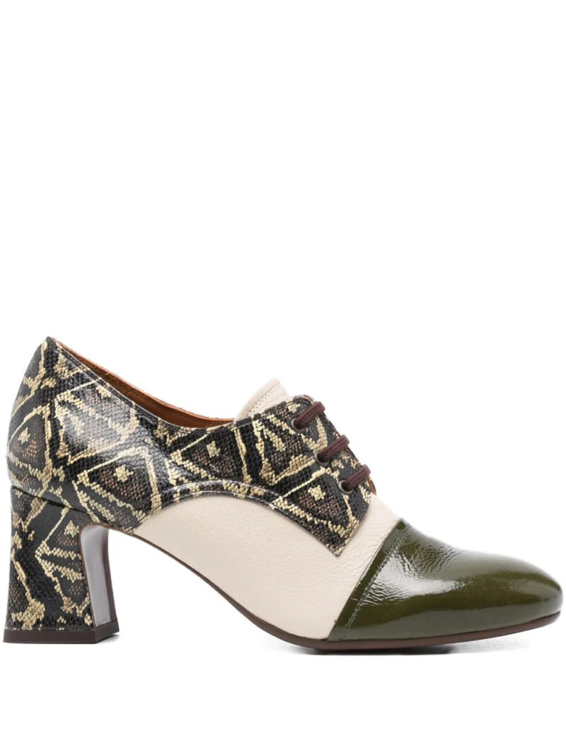 Chie Mihara  70mm Fadri patterned block-heel pumps