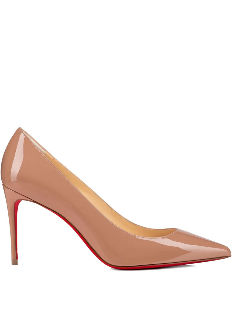 Christian Louboutin  85mm Kate patent-leather pointed-toe pumps