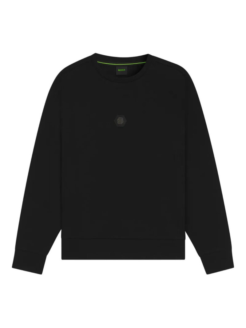 BOSS  logo-plaque sweatshirt