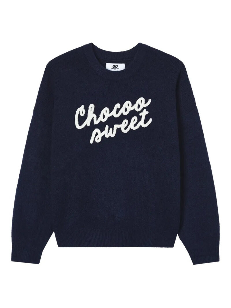 CHOCOOLATE  raglan-sleeve embroidered sweatshirt