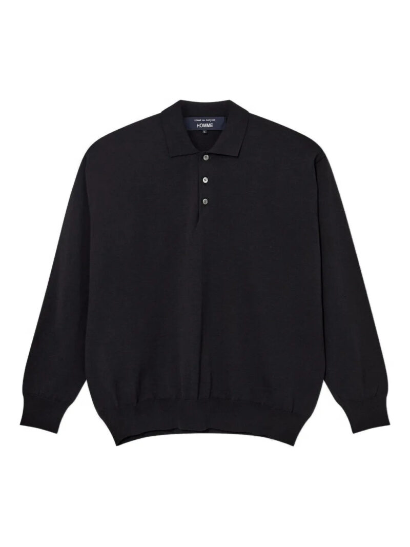 Comme des Garçons Homme  buttoned long-sleeve polo shirts