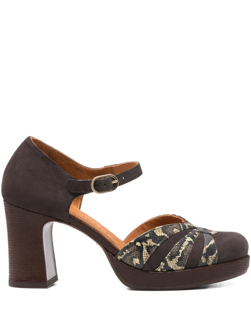Chie Mihara  80mm ankle-strap heeled pumps