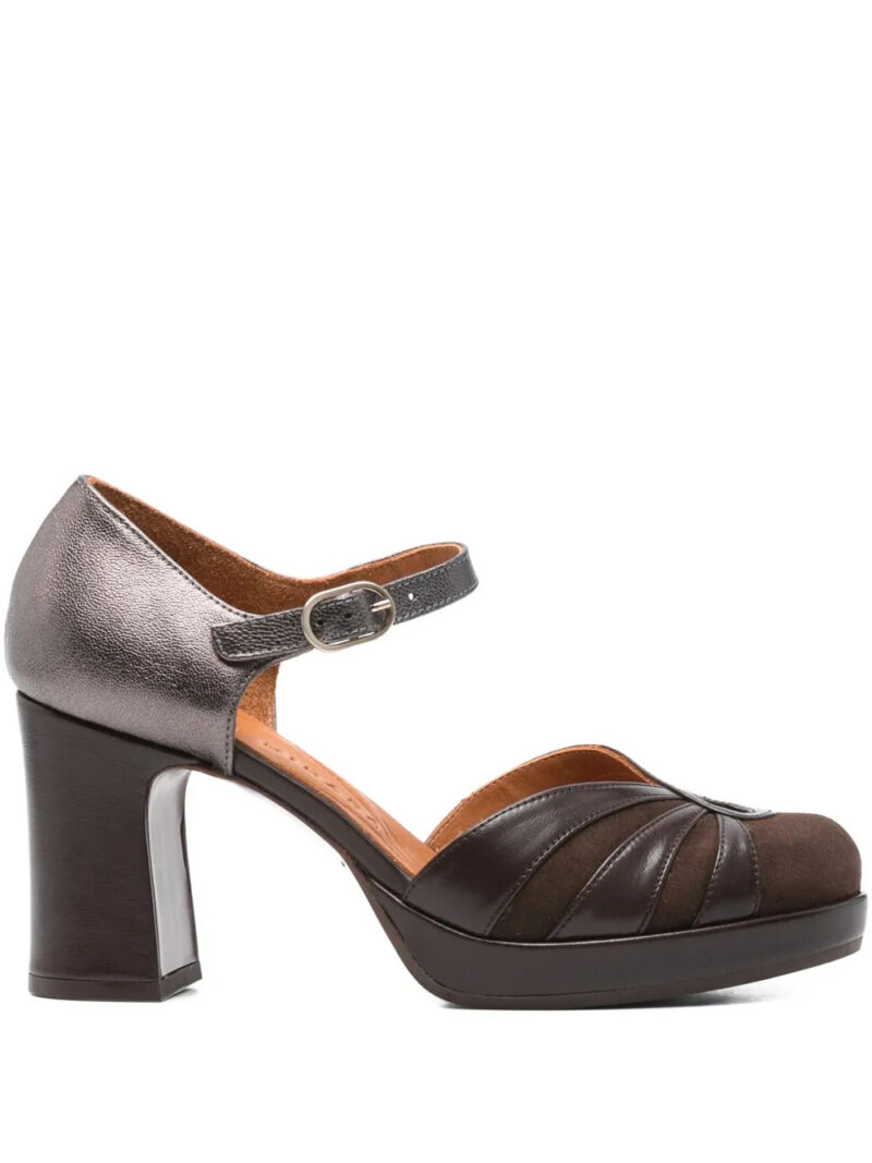 Chie Mihara  80mm ankle-strap heeled pumps