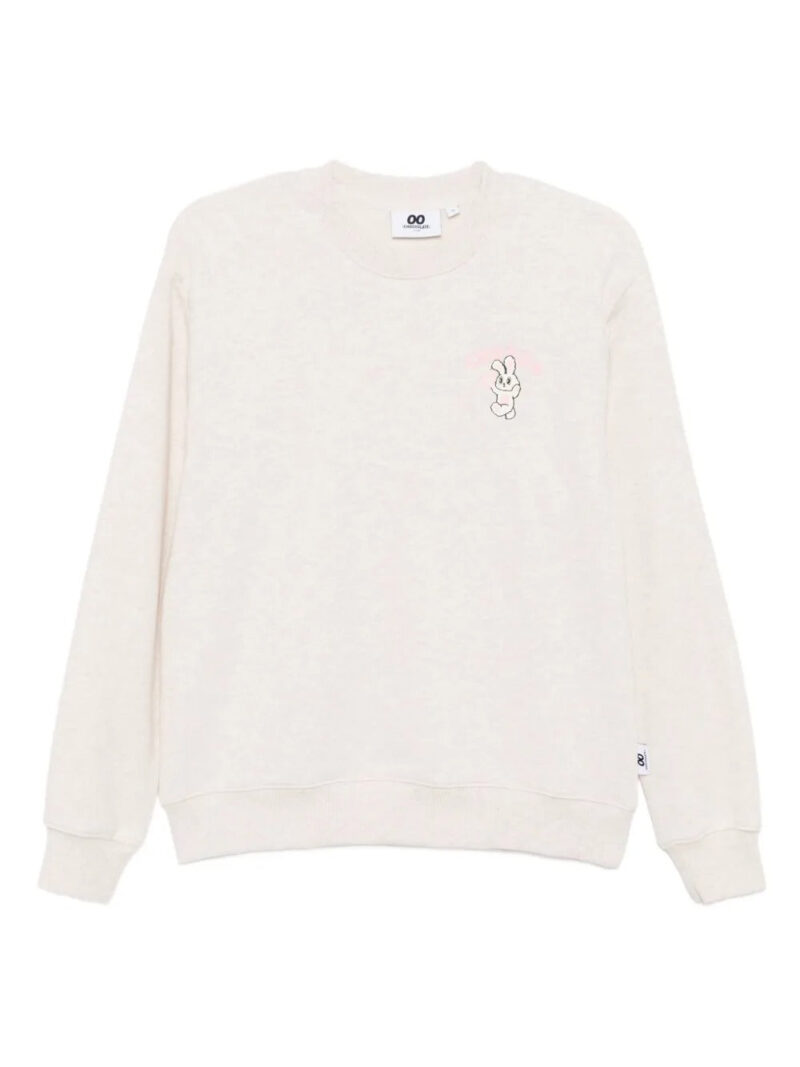 CHOCOOLATE  logo-embroidered sweatshirt