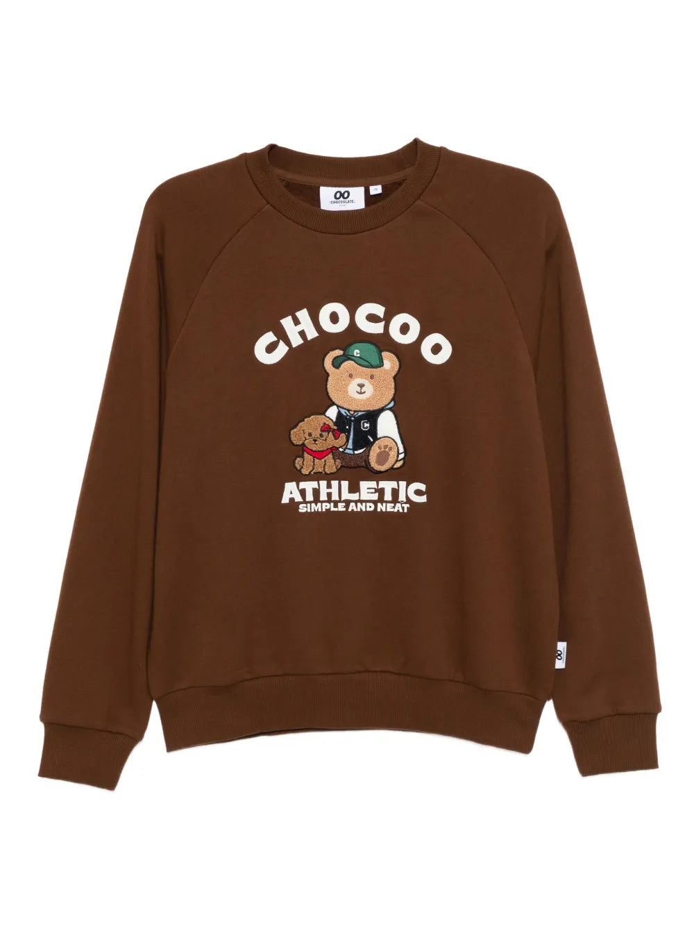 CHOCOOLATE logo-embroidered sweatshirt