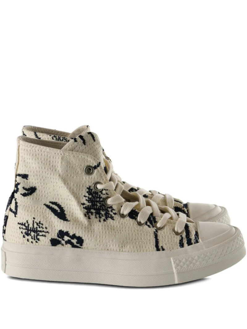 Converse  patterned-detail high-top sneakers