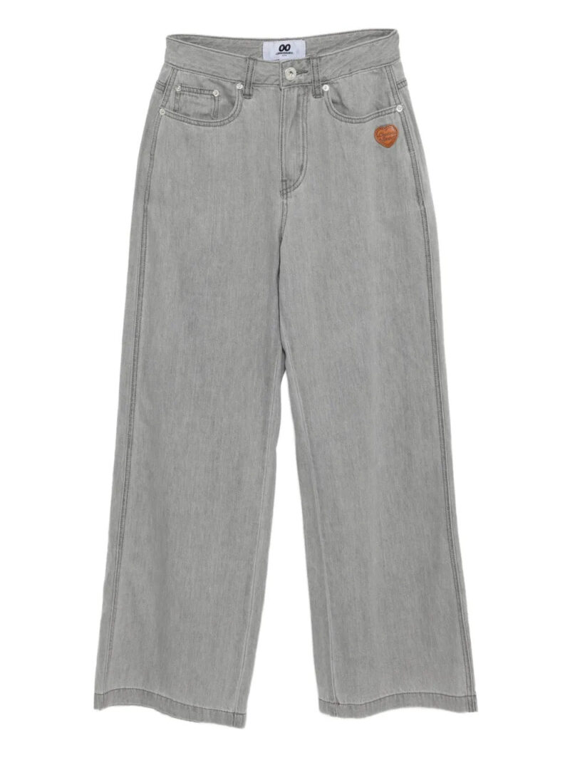 CHOCOOLATE  logo patch jeans