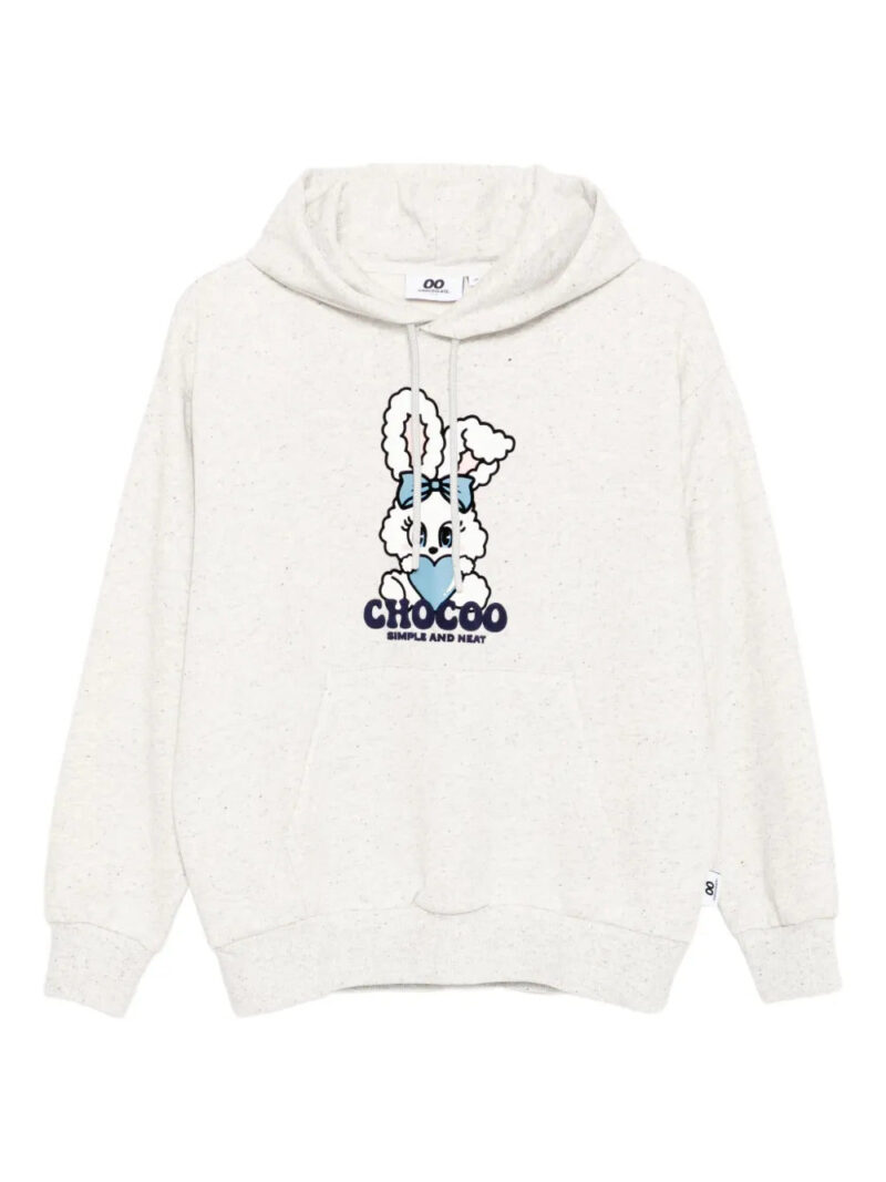 CHOCOOLATE  bunny-print hoodie